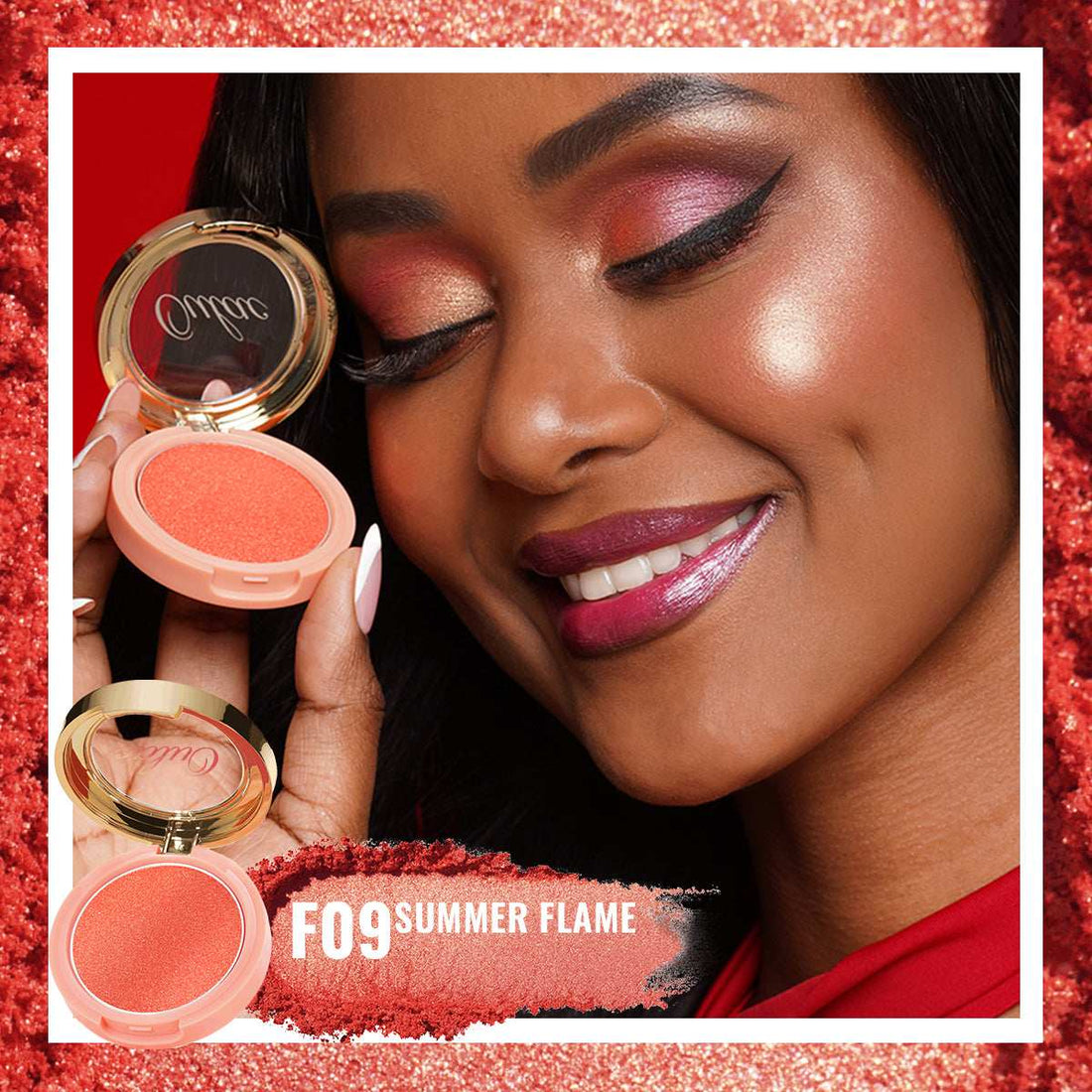 Blush Mono | F09 Summer Flame - Oulac Cosmetics Official