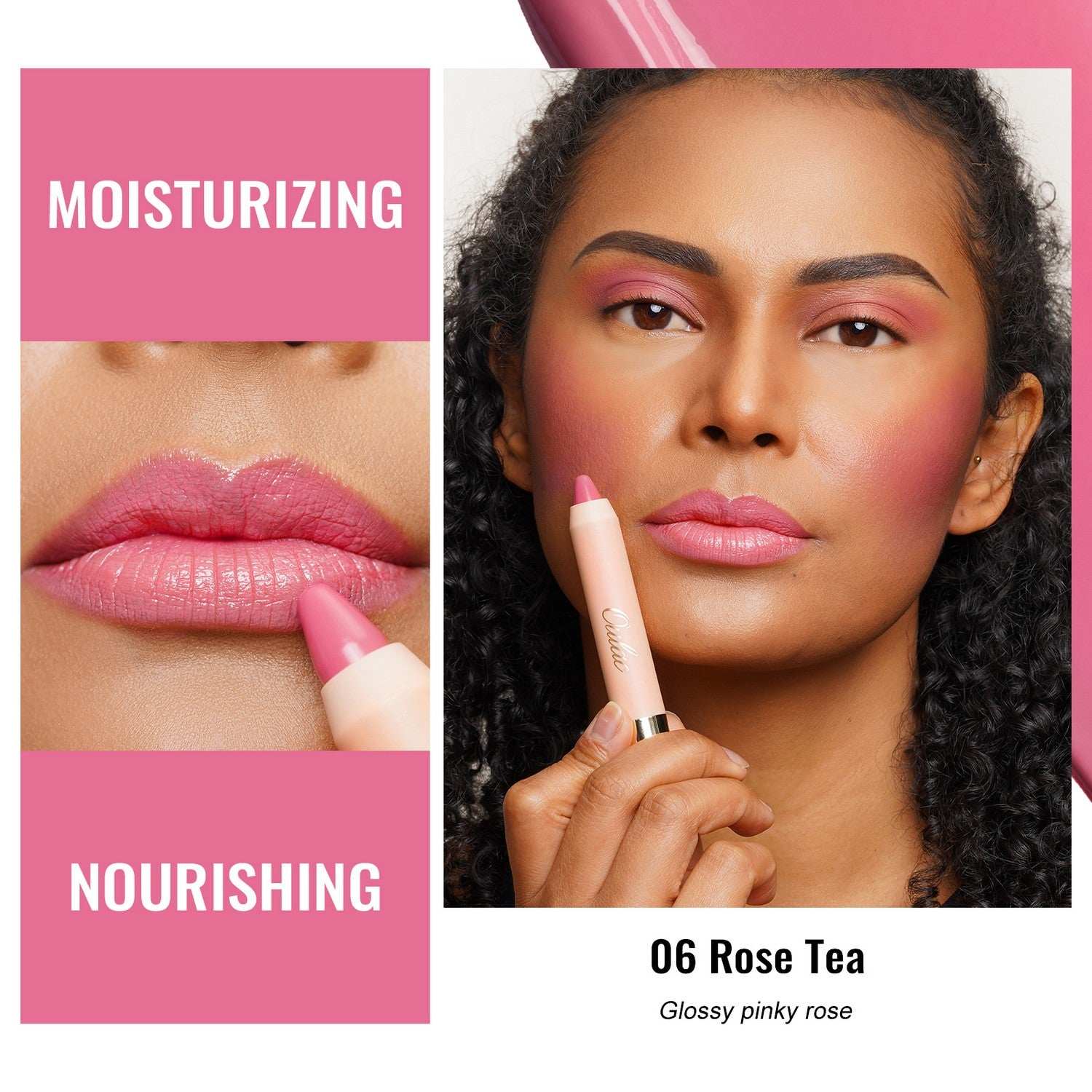 Color Shine Crayon | 06 Rose Tea - Oulac Cosmetics Official