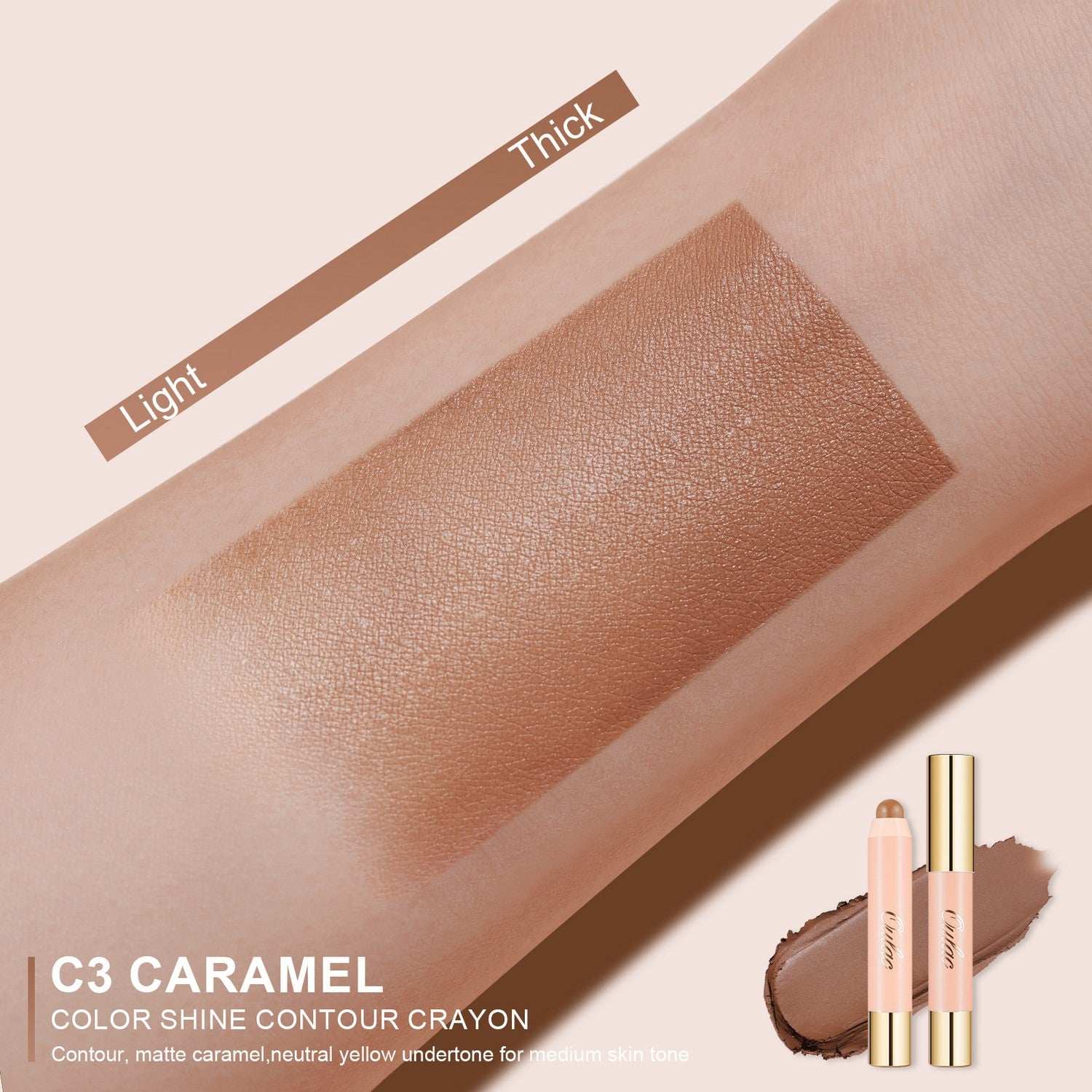Color Shine Crayon | 06 Rose Tea - Oulac Cosmetics Official