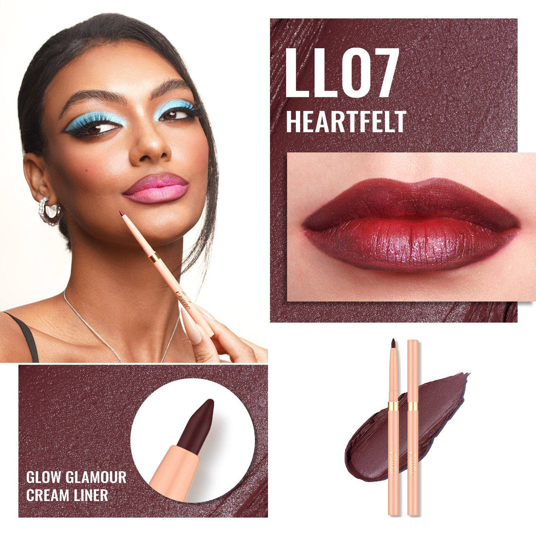 Glow Glamour Lip Liner | LL07 Heartfelt