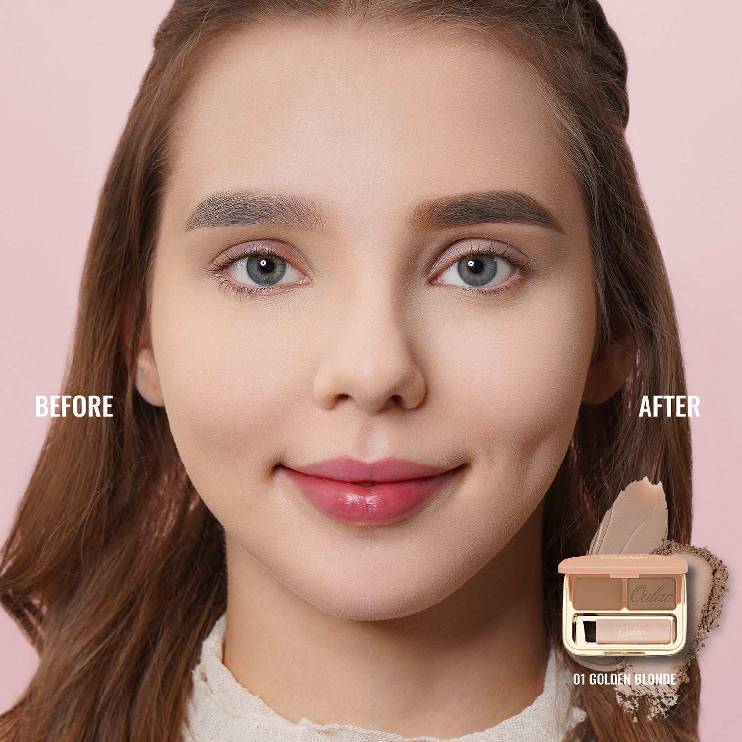 Eyebrow Compact | B5 Golden-Blonde - Oulac Cosmetics Official